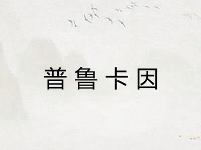 普鲁卡因