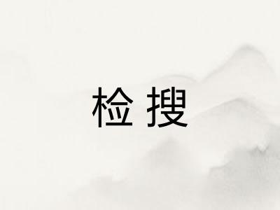 检搜