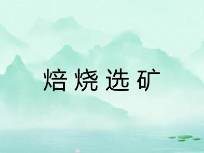 焙烧选矿