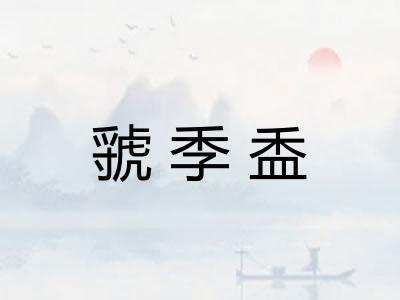 虢季盉