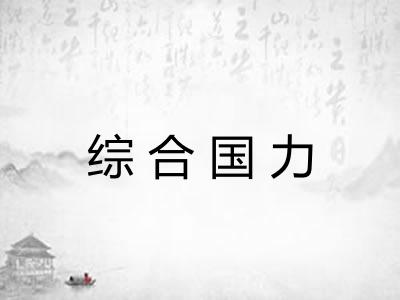 综合国力