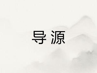 导源