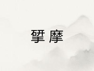 揅摩