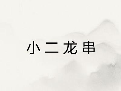 小二龙串