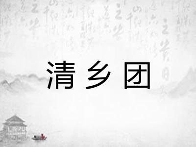 清乡团