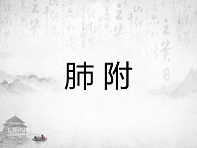 肺附
