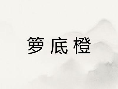 箩底橙