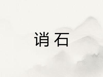 诮石
