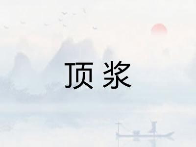 顶浆