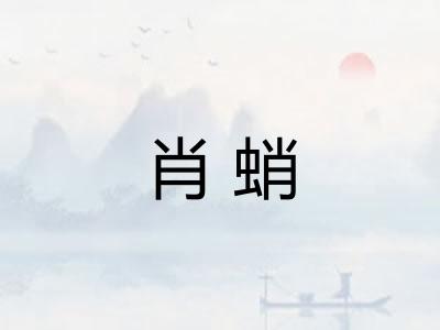 肖蛸