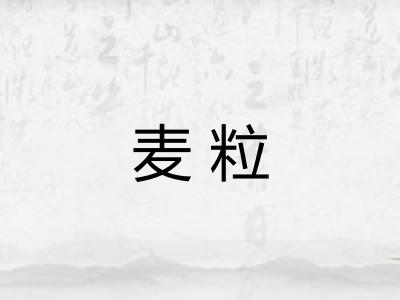 麦粒