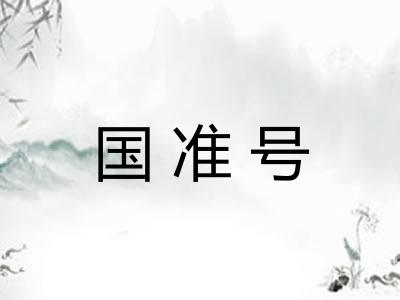 国准号