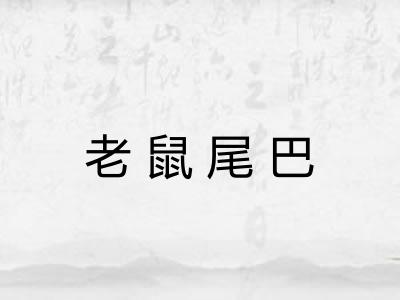 老鼠尾巴