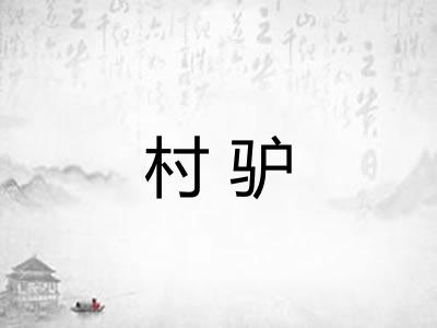 村驴