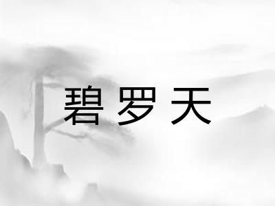 碧罗天