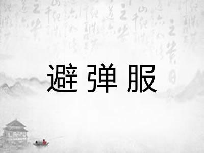 避弹服