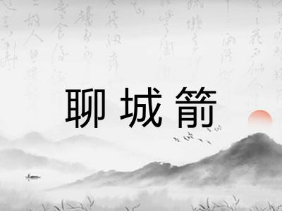 聊城箭
