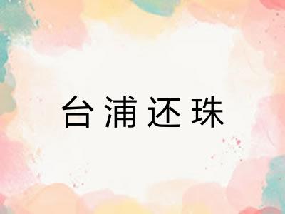 台浦还珠