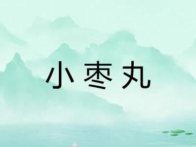 小枣丸