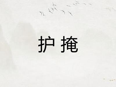 护掩