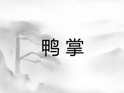 鸭掌