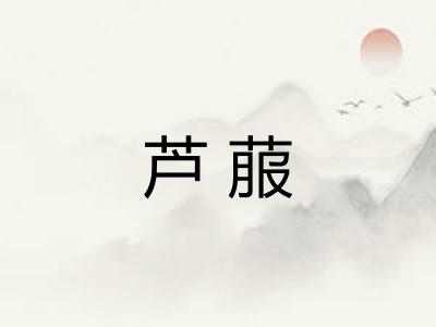 芦菔