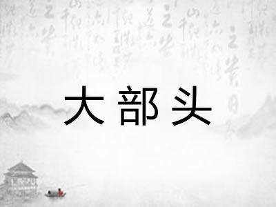 大部头