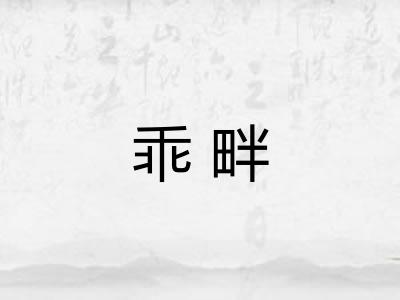 乖畔