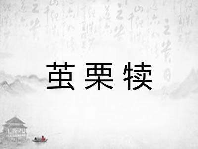 茧栗犊