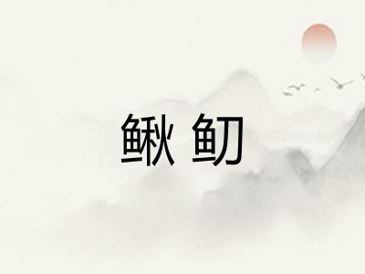 鳅鱽
