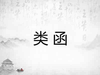 类函