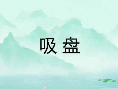 吸盘