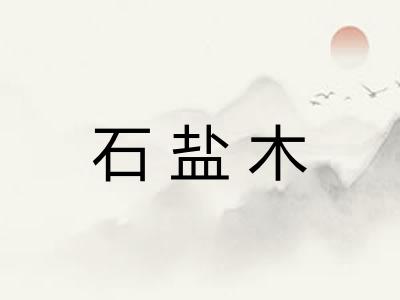 石盐木