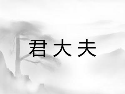 君大夫