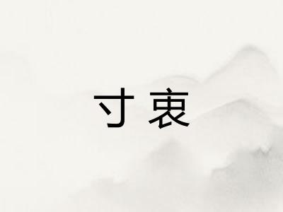 寸衷