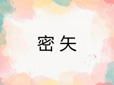 密矢