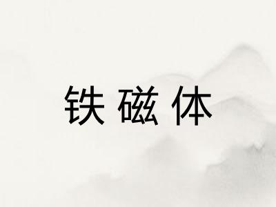铁磁体