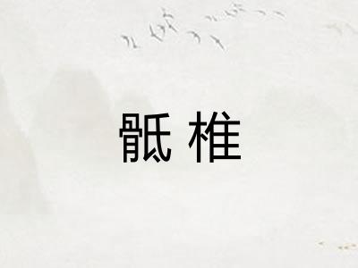 骶椎