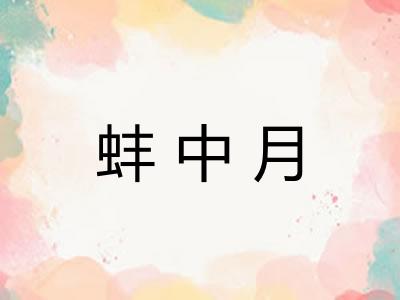 蚌中月