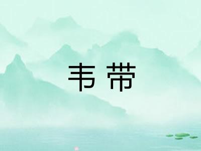 韦带