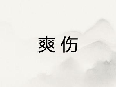 爽伤