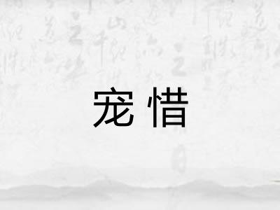 宠惜