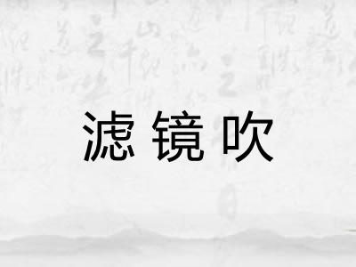 滤镜吹