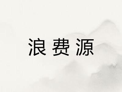 浪费源
