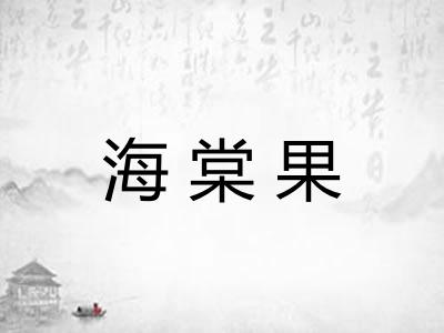 海棠果