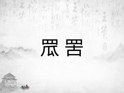 罛罟