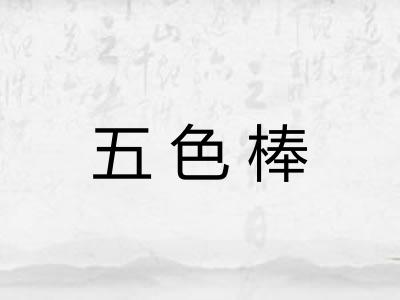 五色棒