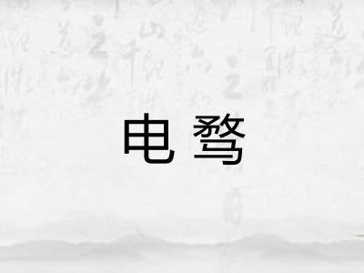 电骛