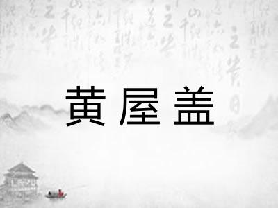 黄屋盖