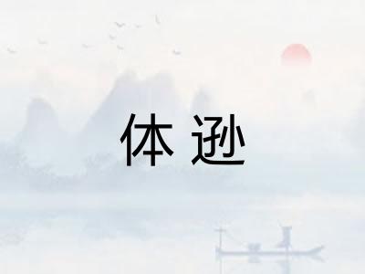 体逊